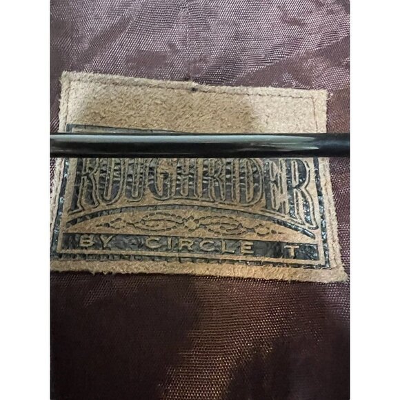 VTG Rough Rider by Circle T Western Tapestry Vest Size XL Southwestern 90s USA - Picture 6 of 10